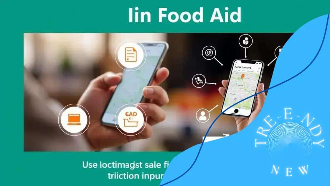 Impact of technology on food aid efficiency