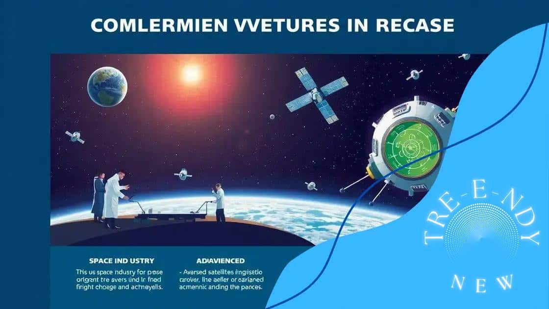 Benefits of commercial ventures in space